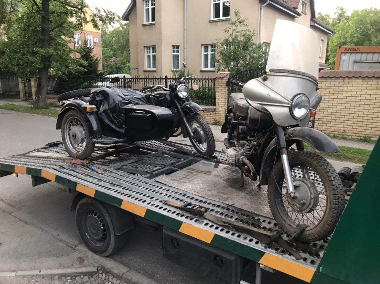 Перевозка мотоцикла