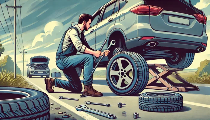 Что делать, если у вас спустило колесо на дороге 2 proko