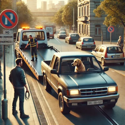 Как избежать эвакуации автомобиля: практические советы 2 dogs in car